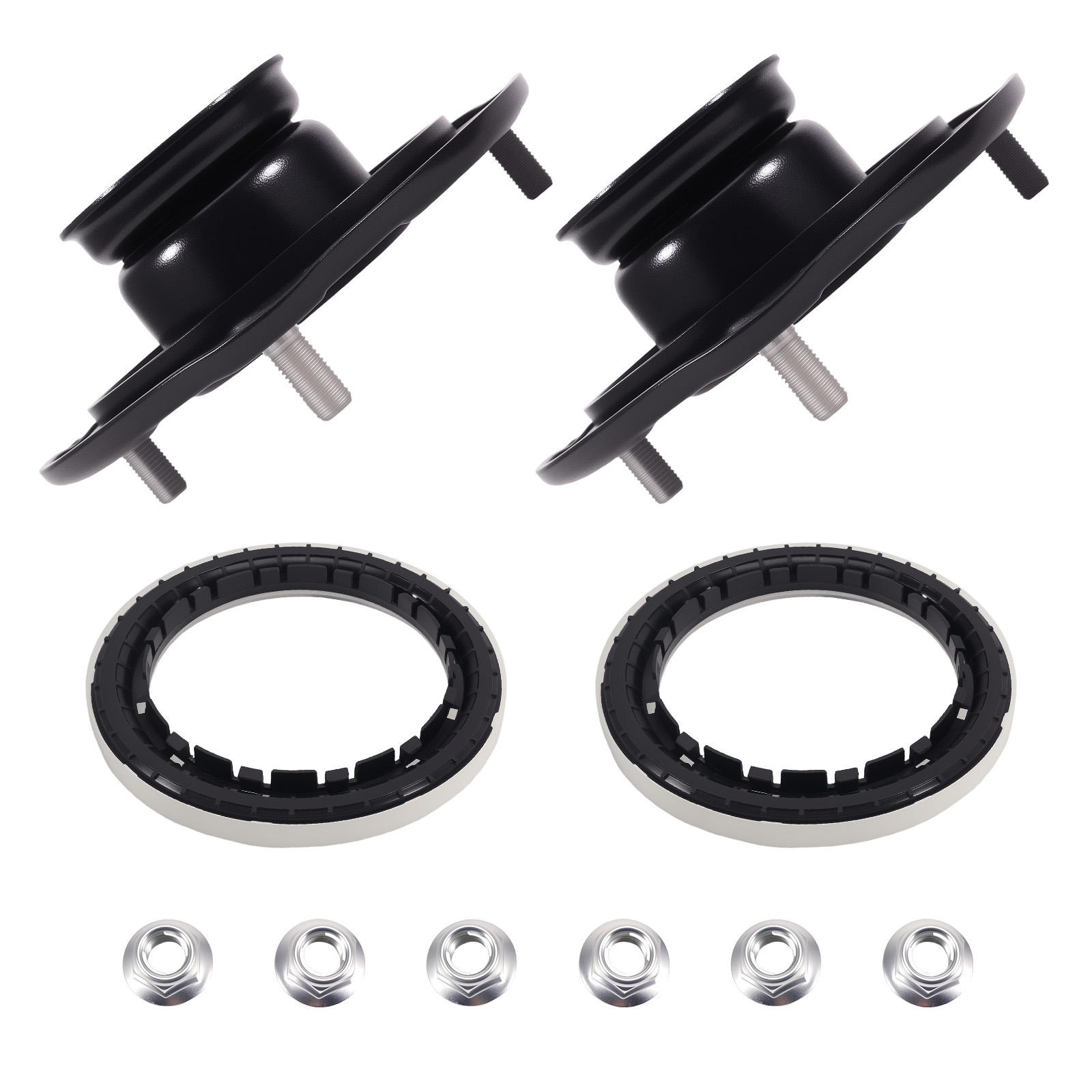 2x Cuscinetto Ammortizzatore Anteriore for KIA GRAND CARNIVAL III VQ CRDi