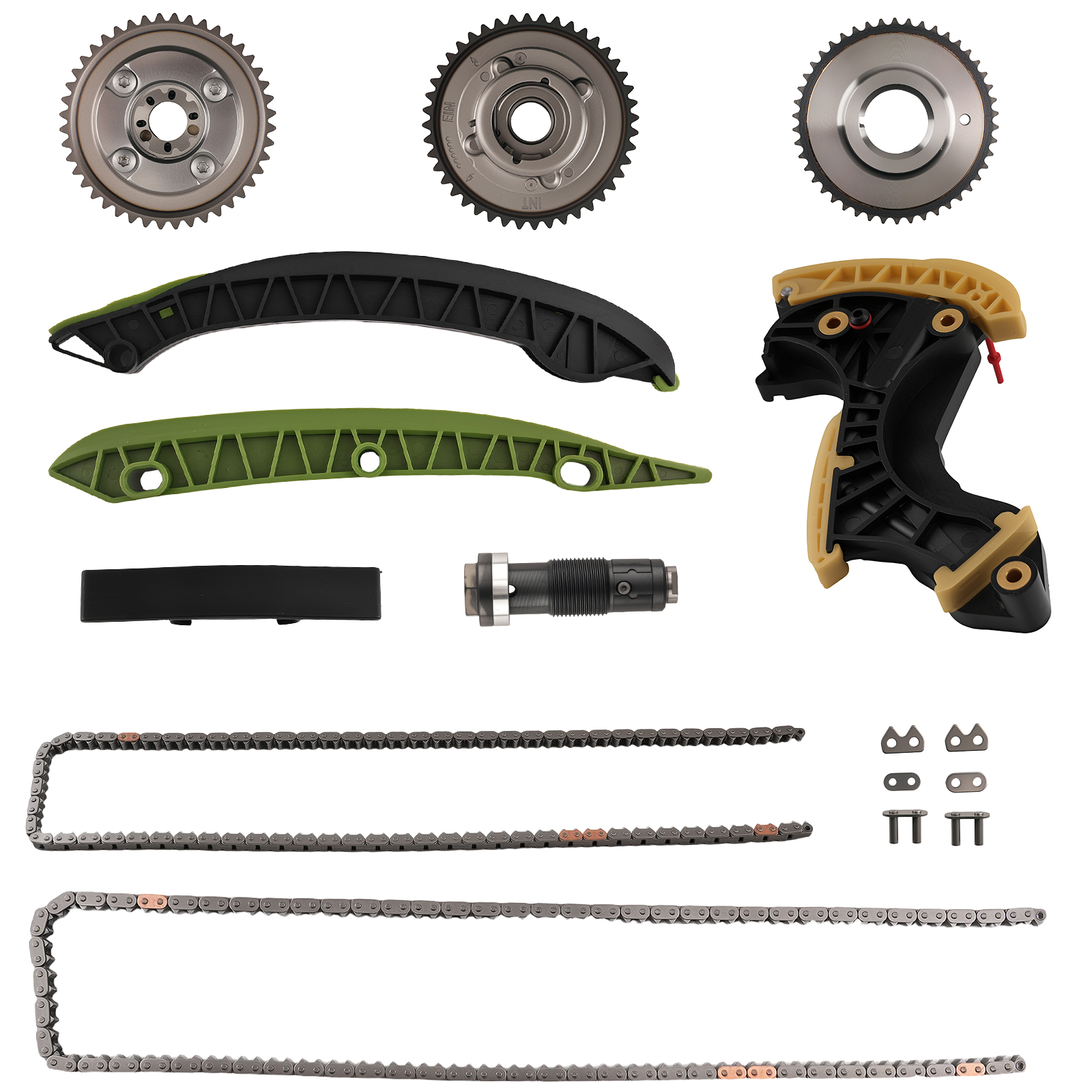 Cadena + Guías + VVT for Mercedes-Benz C250/SLK250 2012-2014 1.8L