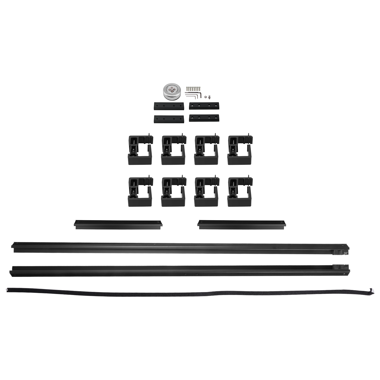 8ft Soft Tonneau Cover for Ford F-250 F-350 1999-2016 Super Duty Vinyl W/ Lamp