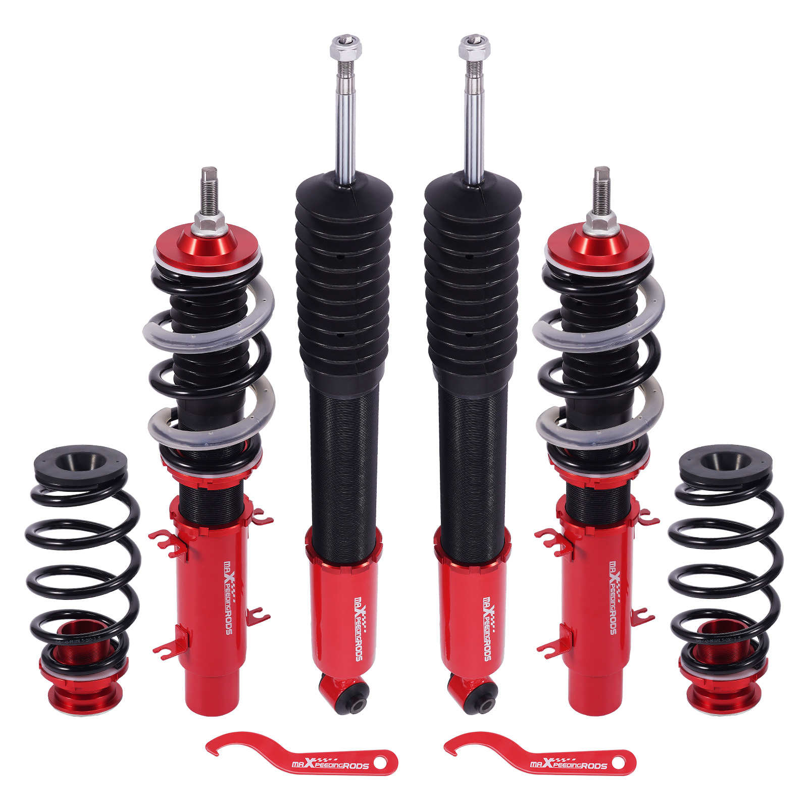 Gewindefahrwerk for VW Golf 4 Bora New Beetle Seat LEON Stoßdämpfer Federn
