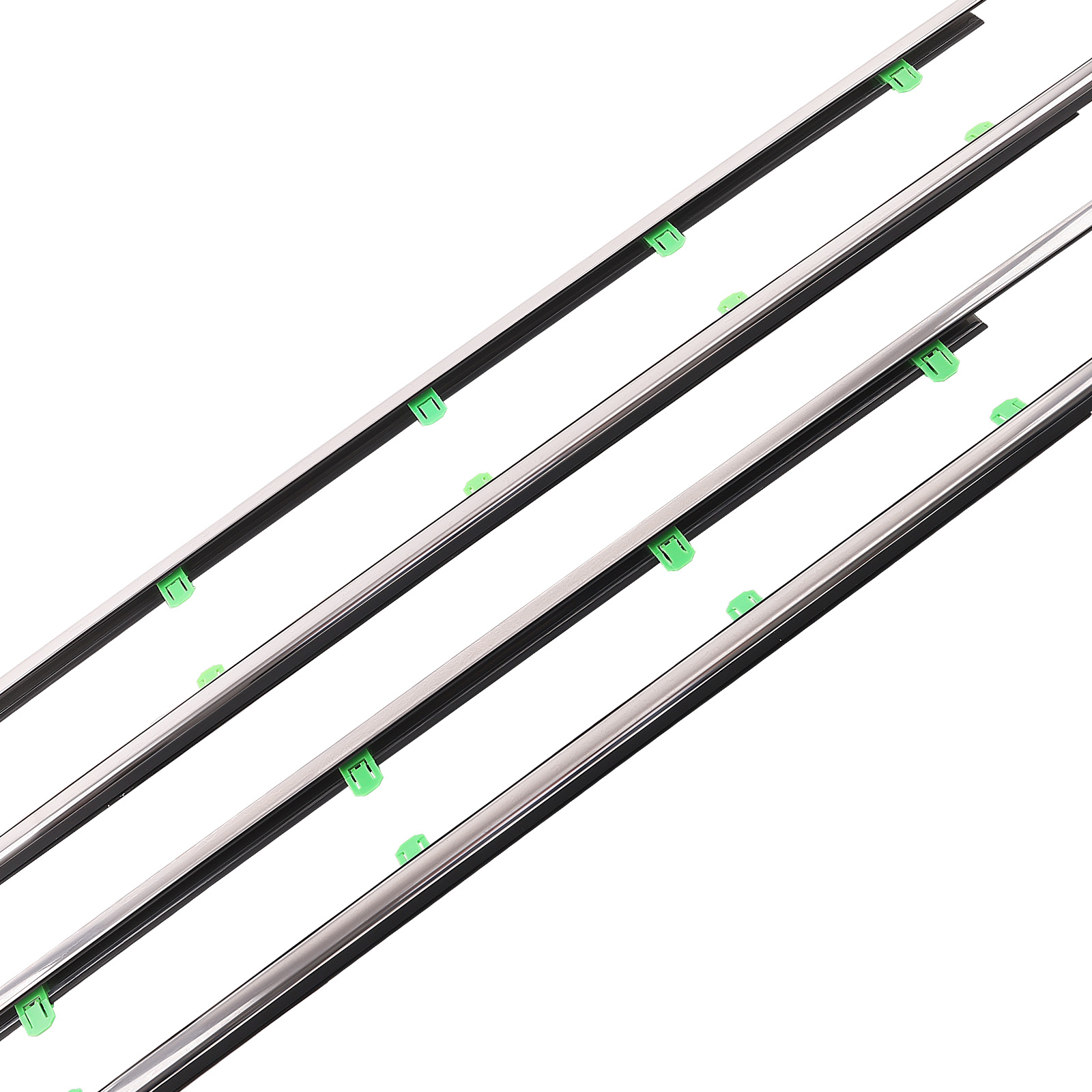 4x Ventana de Sello de Puerta Burlete Cinturón Moldeo Trim for Honda CR-V 07-11