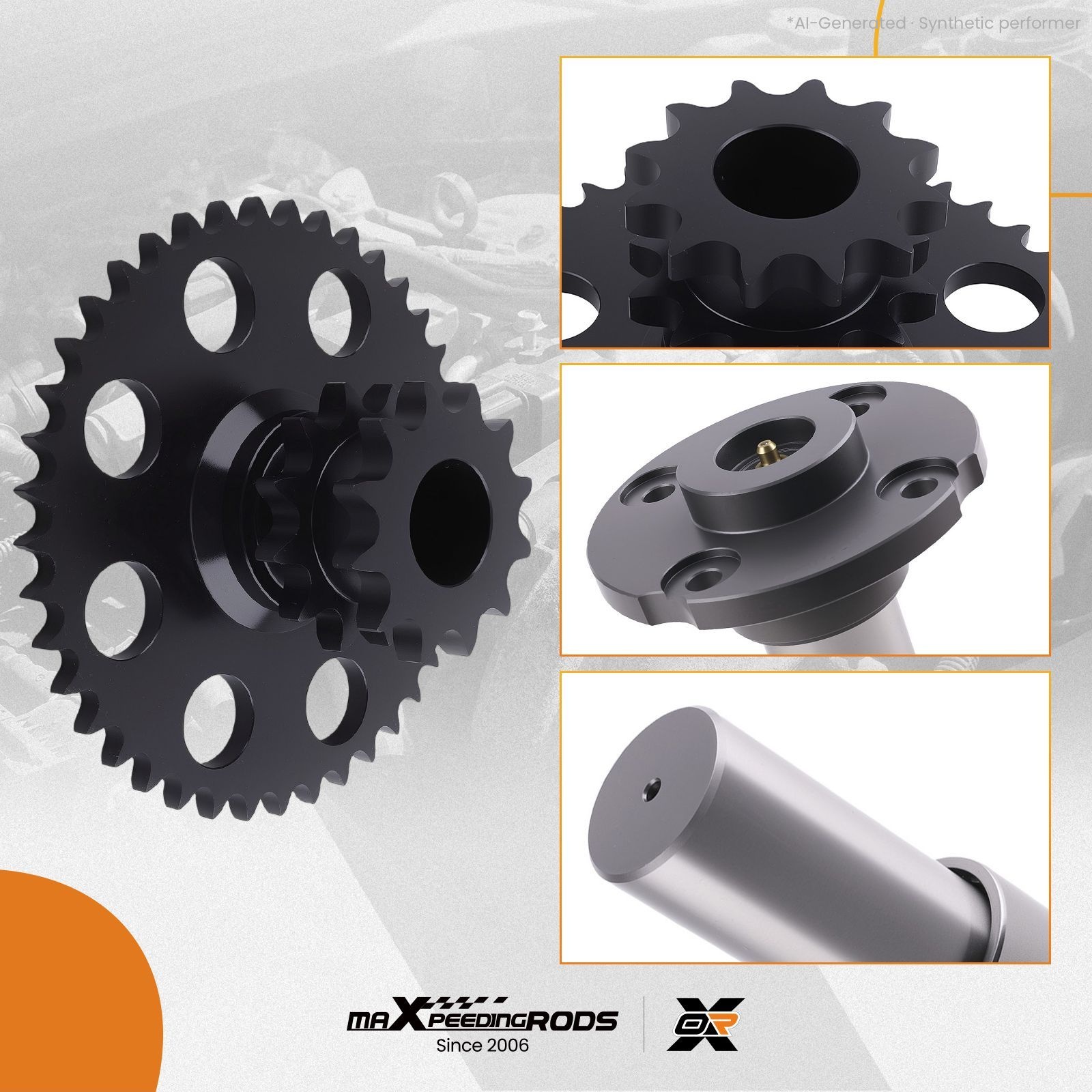 Chain Drive Cluster Sprocket for Case Skid Steer 1845C Replace